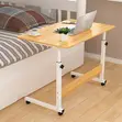 Height Adjustable Multipurpose Laptop Table with Wheels - 2