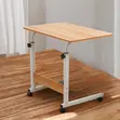 Height Adjustable Multipurpose Laptop Table with Wheels - 2