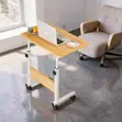 Height Adjustable Multipurpose Laptop Table with Wheels - 2