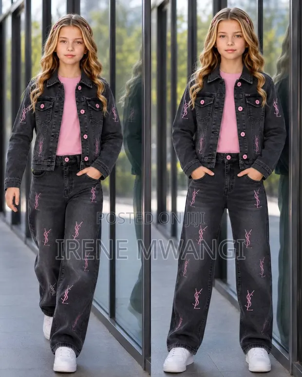 3pc Girls Denim Set (3-5Y, 10-16Y) - 1