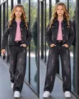 3pc Girls Denim Set (3-5Y, 10-16Y) - 1