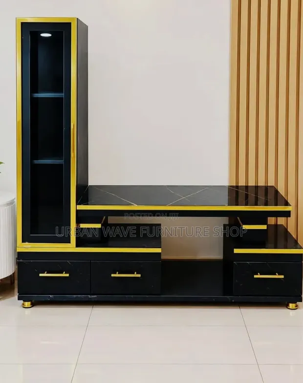 L-Shaped TV Stand - Brand New - 1