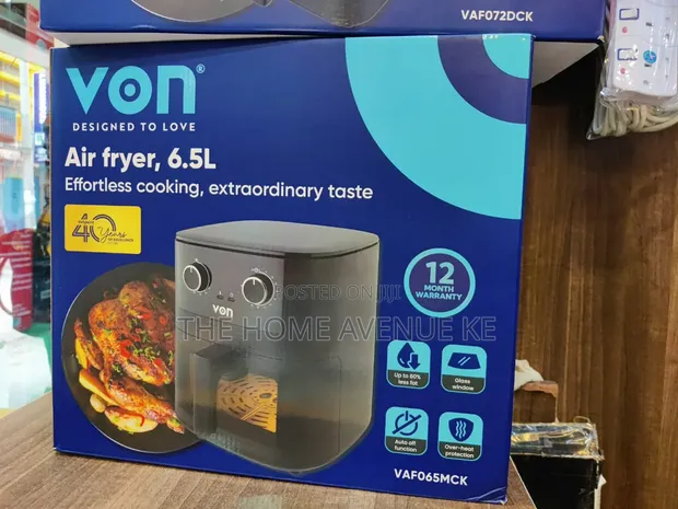 Von Air Fryer 6.5L Manual VAF065MCK - 1