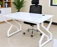 Boss Office Products Metal Desk with Headrests - 2