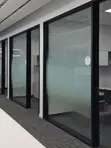 Gradient Frosted Window Film - White Ombre Privacy Sticker - 2