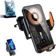 90° Dual Motor Rotate Wireless Charging Car Phone Mount - F18 - 2