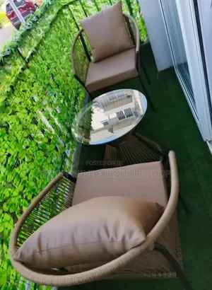Brown Balcony Set - Brand New
