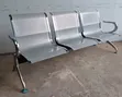 Silver and Red Waiting Chairs - 2
