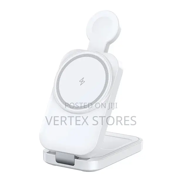 Oraimo T18 3-in-1 Foldable Magnetic Wireless Charger (White) - 1