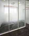 Gradient Frosted Glass Sticker - Office Window Film - 2