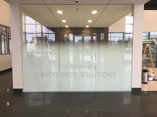 Gradient Window Film Per Meter - White Frosted Ombre - 1