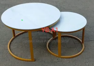 Urban Wave Round Side Decor Tables - Brand New