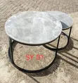 Urban Wave Round Side Decor Tables - Brand New - 2