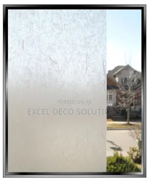 Rice Paper Textured Frosted Privacy Window Film