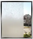 Rice Paper Textured Frosted Privacy Window Film - 1