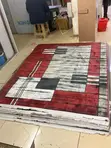 Modern Abstract 3D-Effect Area Rug (5x8) - 2
