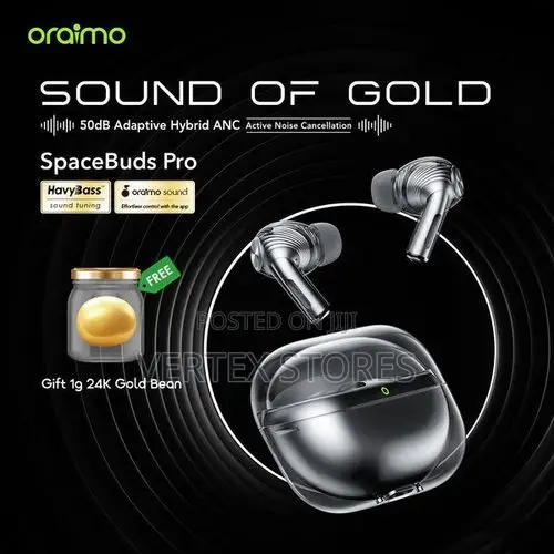 Oraimo SpaceBuds Pro OTW-930 Hybrid ANC True Wireless Earbuds - 1