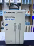 Powerology 60W USB-C to USB-C Cable 1.2M - White - 1