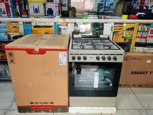 VON 60x55cm Standing Cooker 3 Gas + 1 Electric