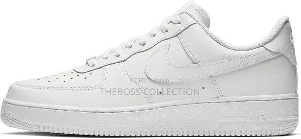 Premium White Air Force 1 Sneakers - Size 41 - 1