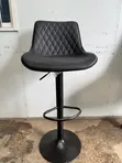 Brand New All Black Adjustable Height Barstools - 1