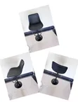 Brand New All Black Adjustable Height Barstools - 2
