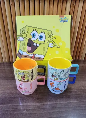 4pc SpongeBob Mugs Set