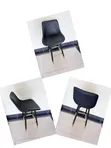 Adjustable, Rotating Black Barstools - 3