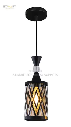 Modern Black Geometric Pendant Light