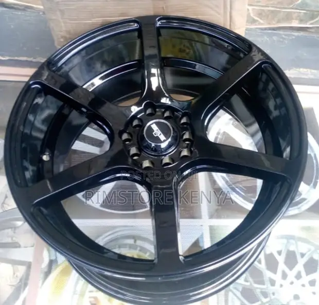 17" Black Offset Rims (Set of 4) - 1