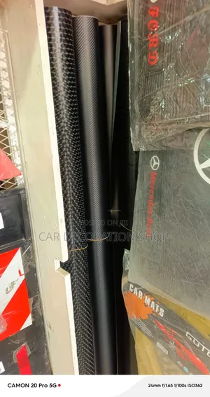Car Interior Trim Wrap Films - Geometric Block Patterns