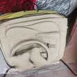 Brand New Beige Synthetic Seat Cover with Diamond Stitching - 1