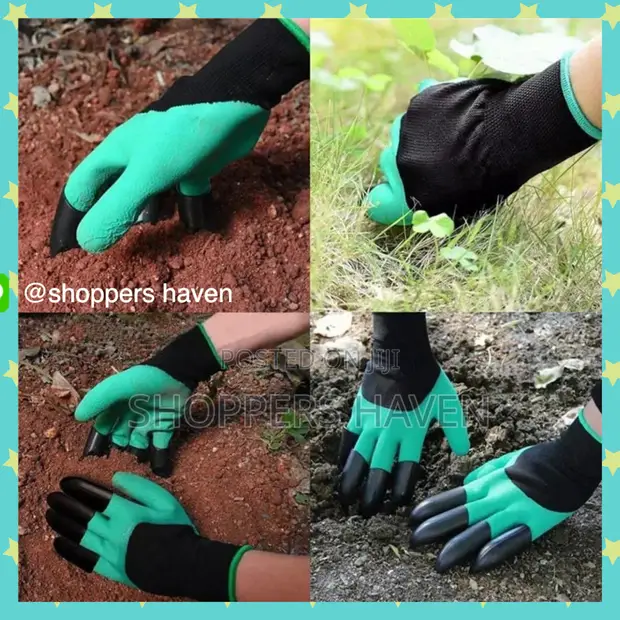 Gardening Gloves with Built-in Claws - 1
