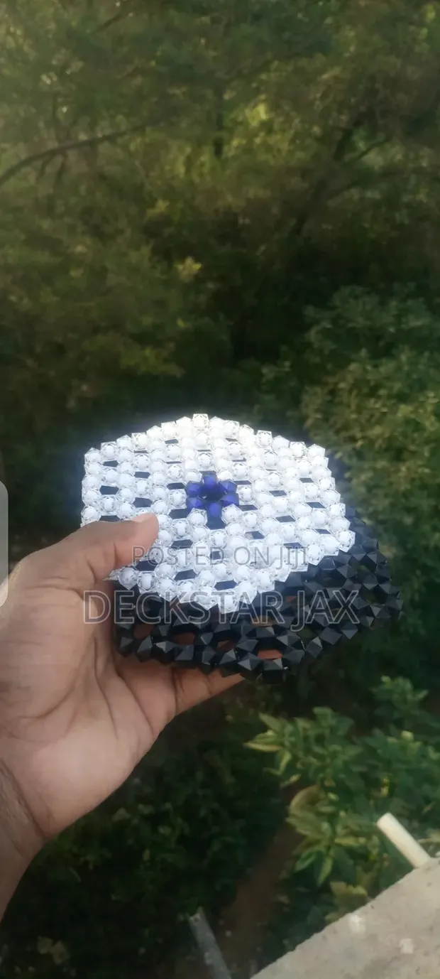 Handcrafted Beaded Table Coasters - 1