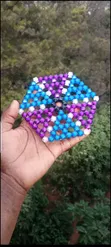 Coasters za Meza Zilizotengenezwa Kwa Mikono Kwa Shanga - 3
