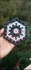 Coasters za Meza Zilizotengenezwa Kwa Mikono Kwa Shanga - 5