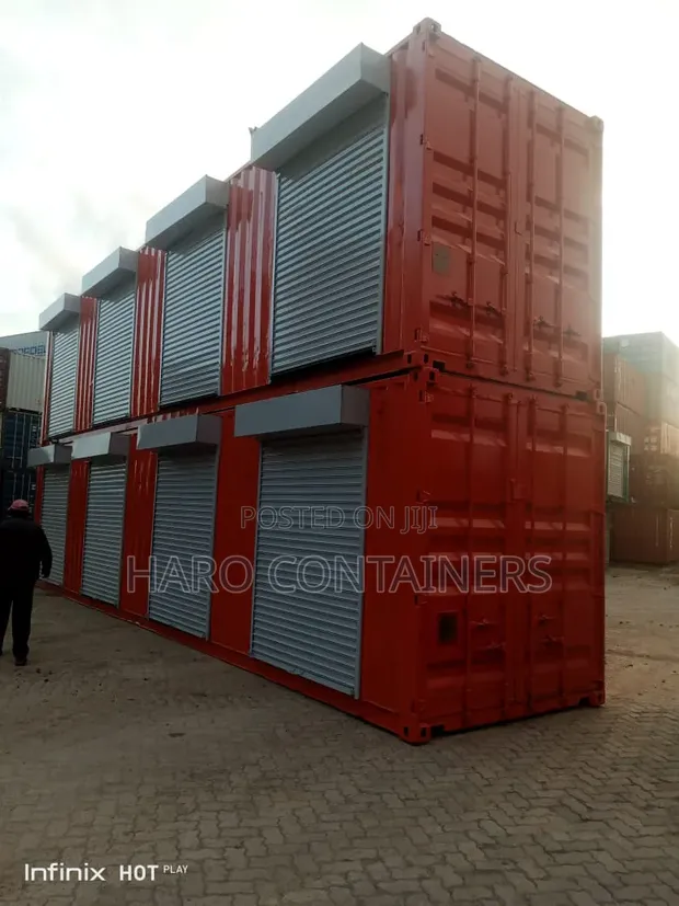 40ft Container Roller Shutter Doors (4 Doors) - 1