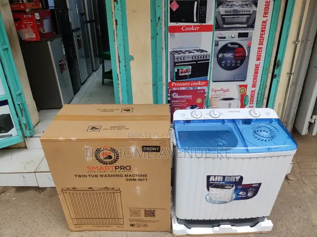 Smartpro 8kg Semi-Automatic Washing Machine - 1