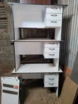 White and Black Office Desk - 2