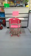 Children's Study Desk and Chair Set - Pink - 4