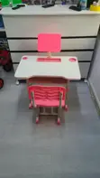 Children's Study Desk and Chair Set - Pink - 5