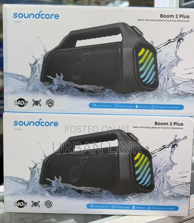 Anker Soundcore Boom 2 Plus 140W Wireless Outdoor Bluetooth Speaker - 1