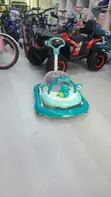 Baby Walker with Push Handle, Music & Toys - 3