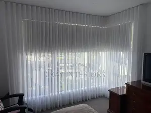 Plain White Hook Tape Window Sheers