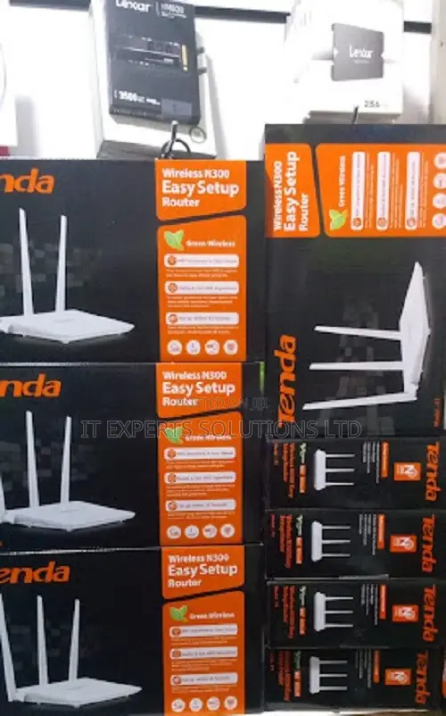 Tenda F3 N300 300Mbps Wi-Fi Router - 1
