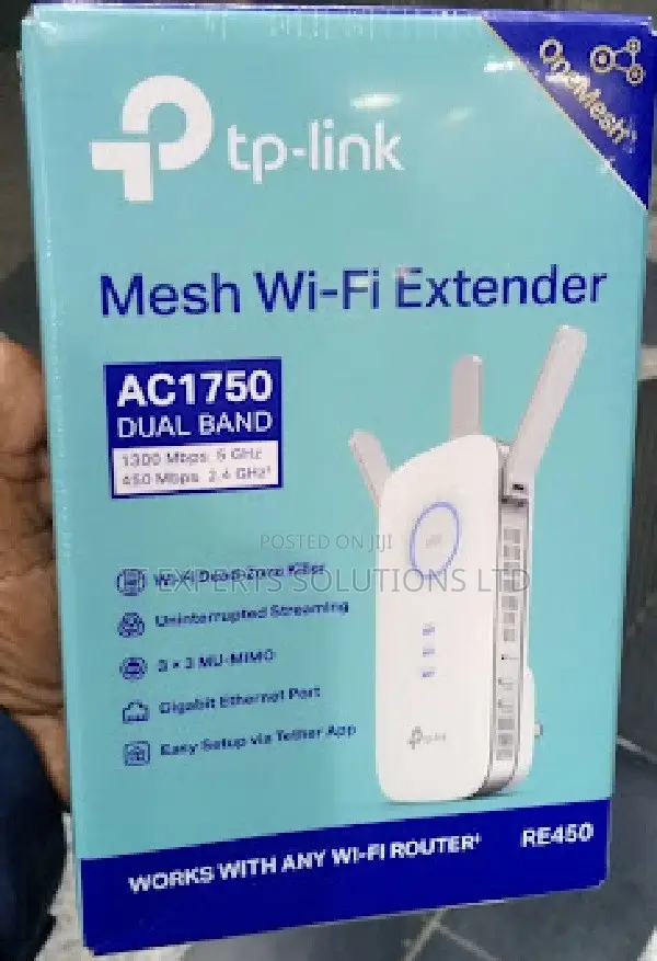 TP-Link AC1750 Mesh WiFi Range Extender (TL-RE450) - 1