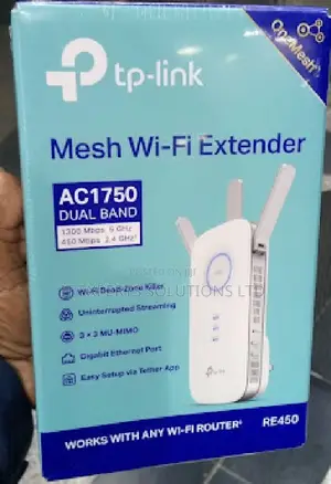 TP-Link AC1750 Mesh WiFi Range Extender (TL-RE450)