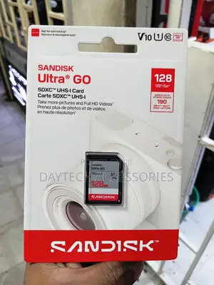 SanDisk 128GB Ultra Go SD Card UHS-I Hadi 190MB/s