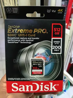 Kadi ya Kumbukumbu ya SanDisk 512GB Extreme PRO SDXC UHS-I