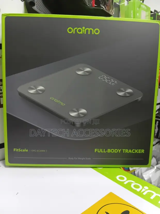 Oraimo Fitscale OPC-SC200N Kipimo cha Uzito na Mafuta Mwilini - 1